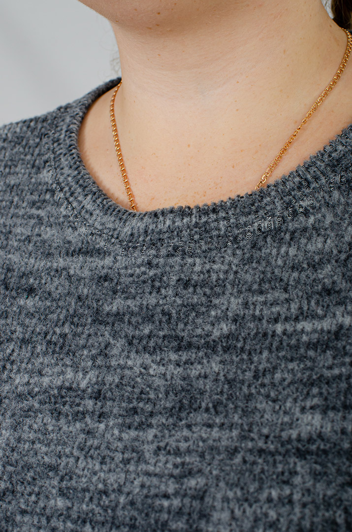 Теплий ангоровий джемпер в рубчик великих розмірів