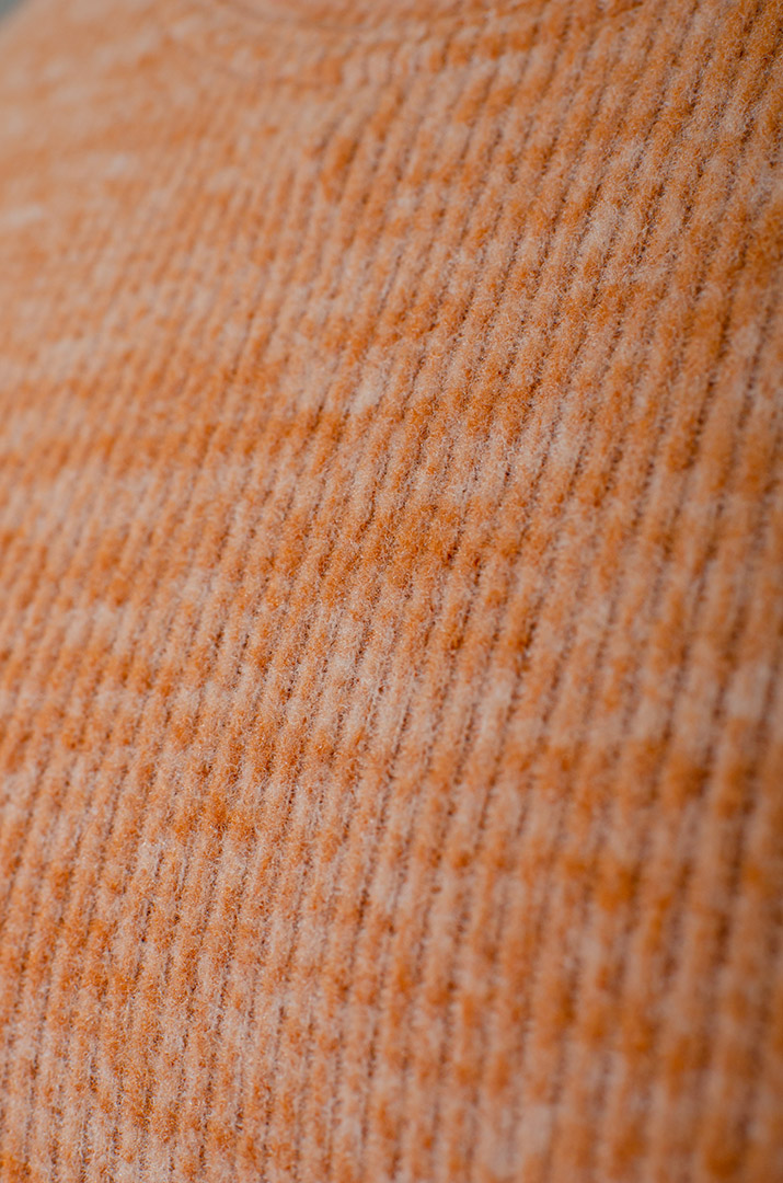 Теплий ангоровий джемпер в рубчик великих розмірів