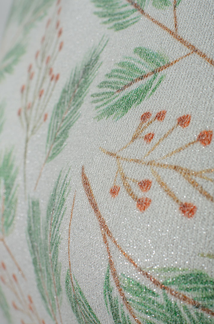 Джемпер с растительным принтом больших размеров