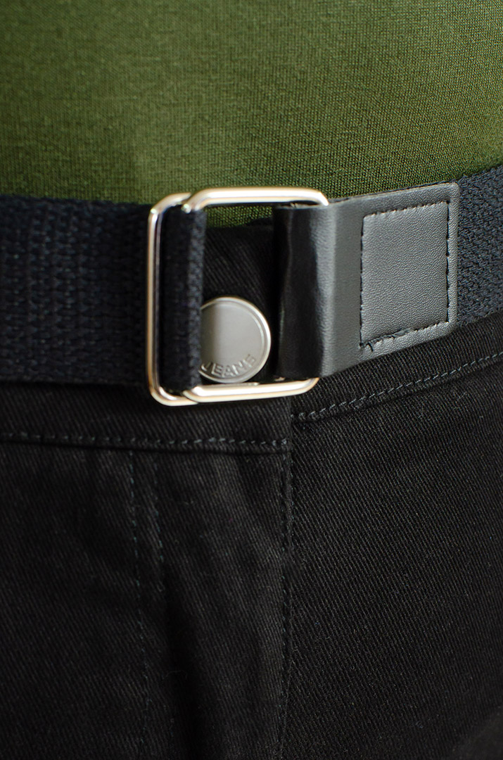 Джинси завужені з поясом великих розмірів