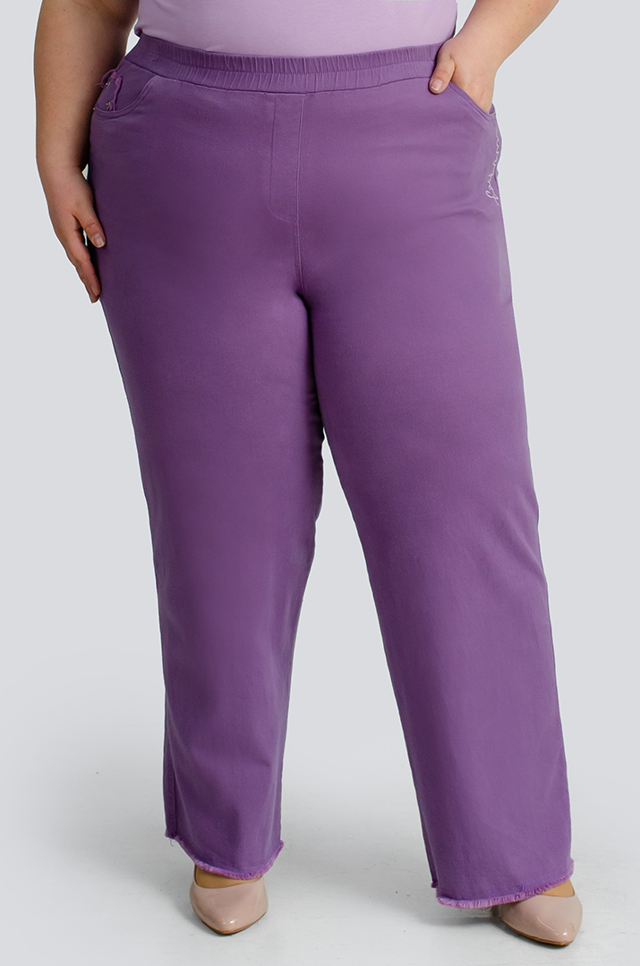 Яркие джинсы с тороками больших размеров