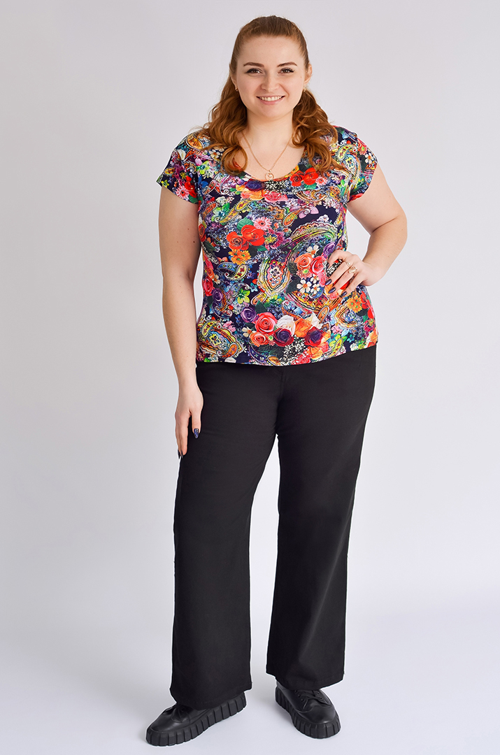 Джинси широкі великих розмірів