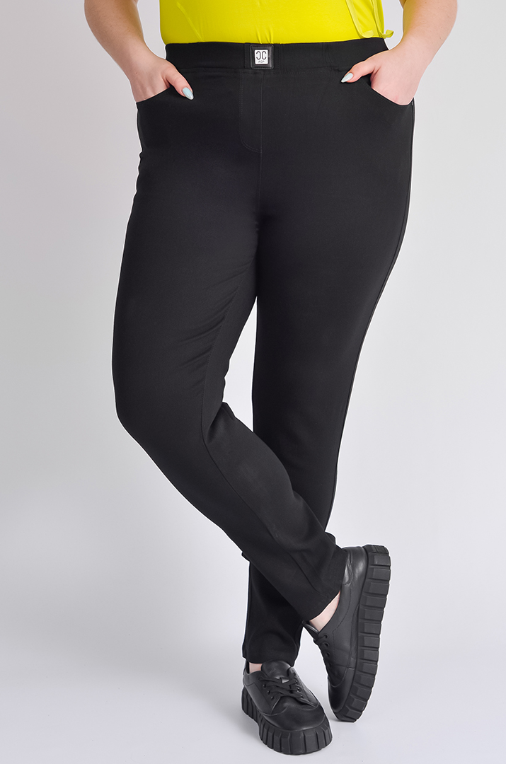 Джеггінси чорного кольору великих розмірів