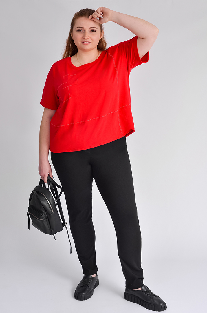 Джеггінси чорного та графітового кольору великих розмірів