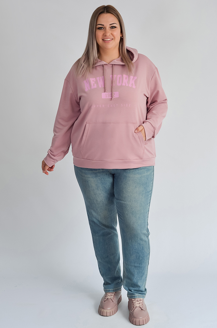 Завужені джинси з акцентом на задній кишені великих розмірів