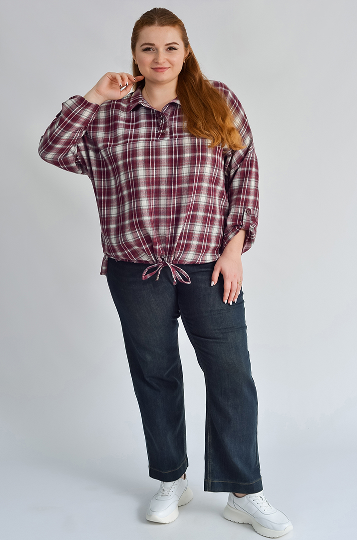 Базові джинси з легким висвітленням тканини великих розмірів