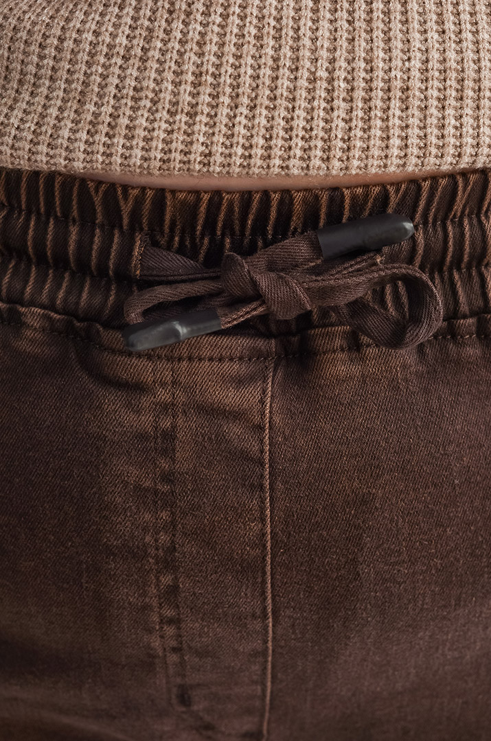 Джинси широкі з еластичним поясом великих розмірів