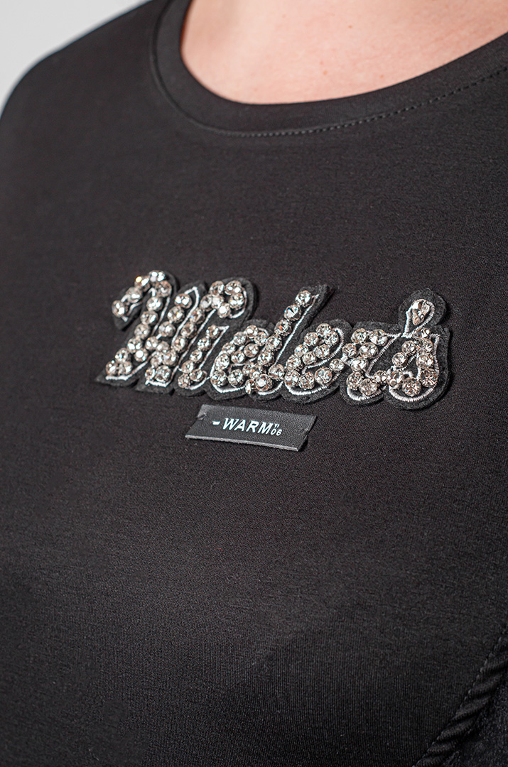 Джемпер спорт з фактурною вставкою та декоративною блискавкою великих розмірів