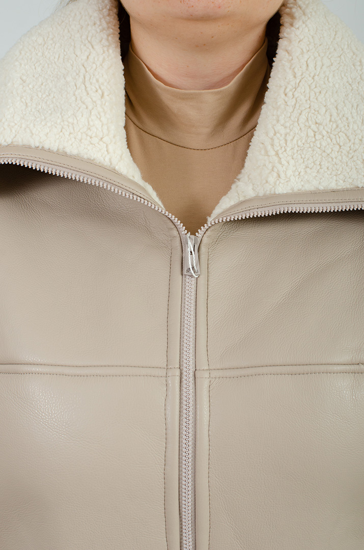 Дубленка с мехом больших размеров