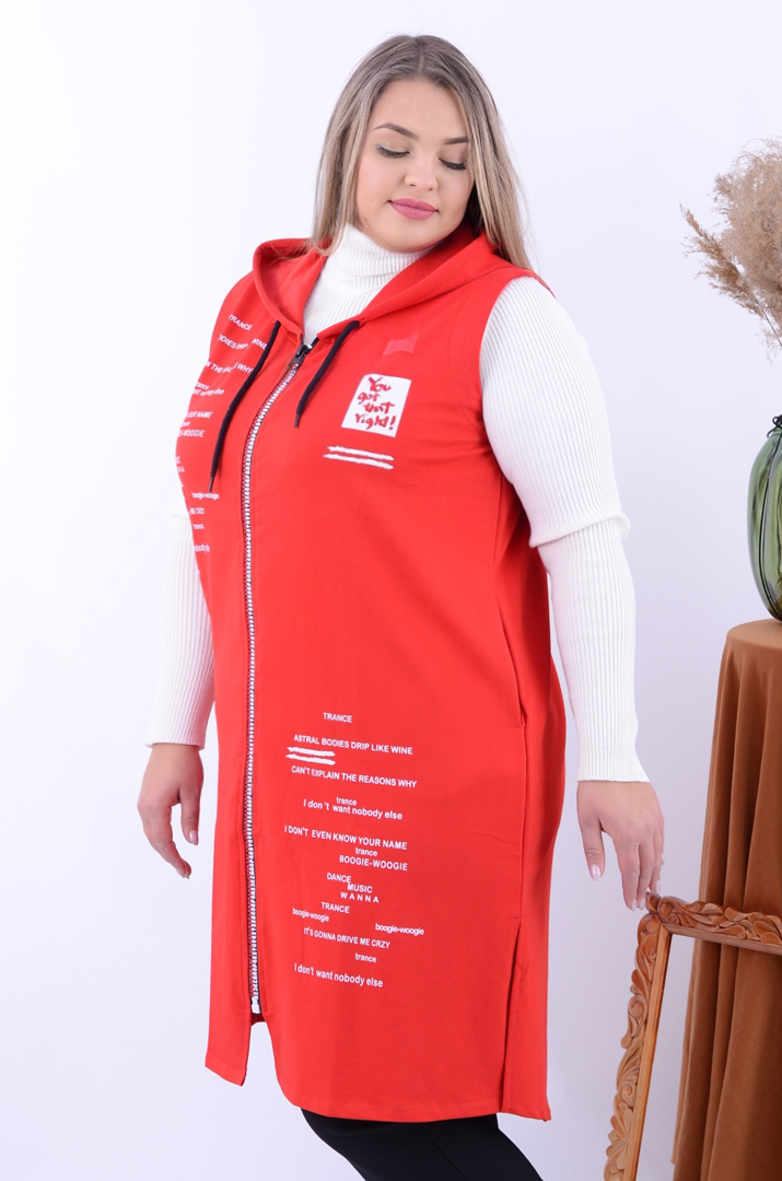 Жилет подовжений Fashion Style батал