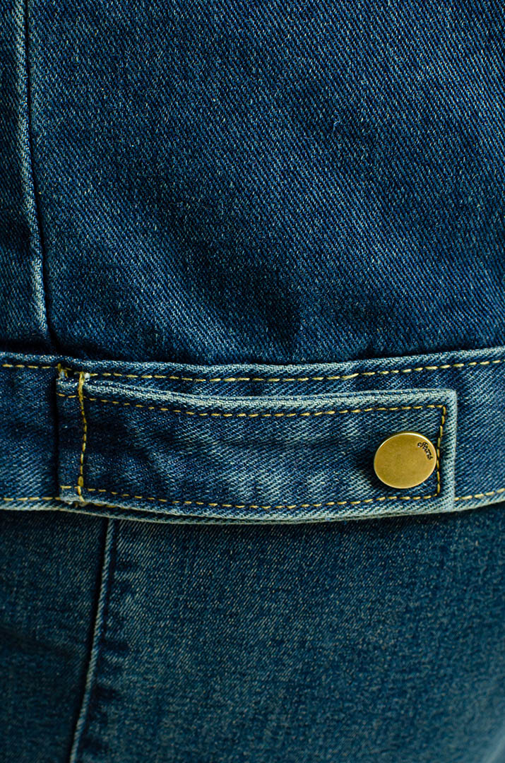 Жилет джинсовий з написами великих розмірів