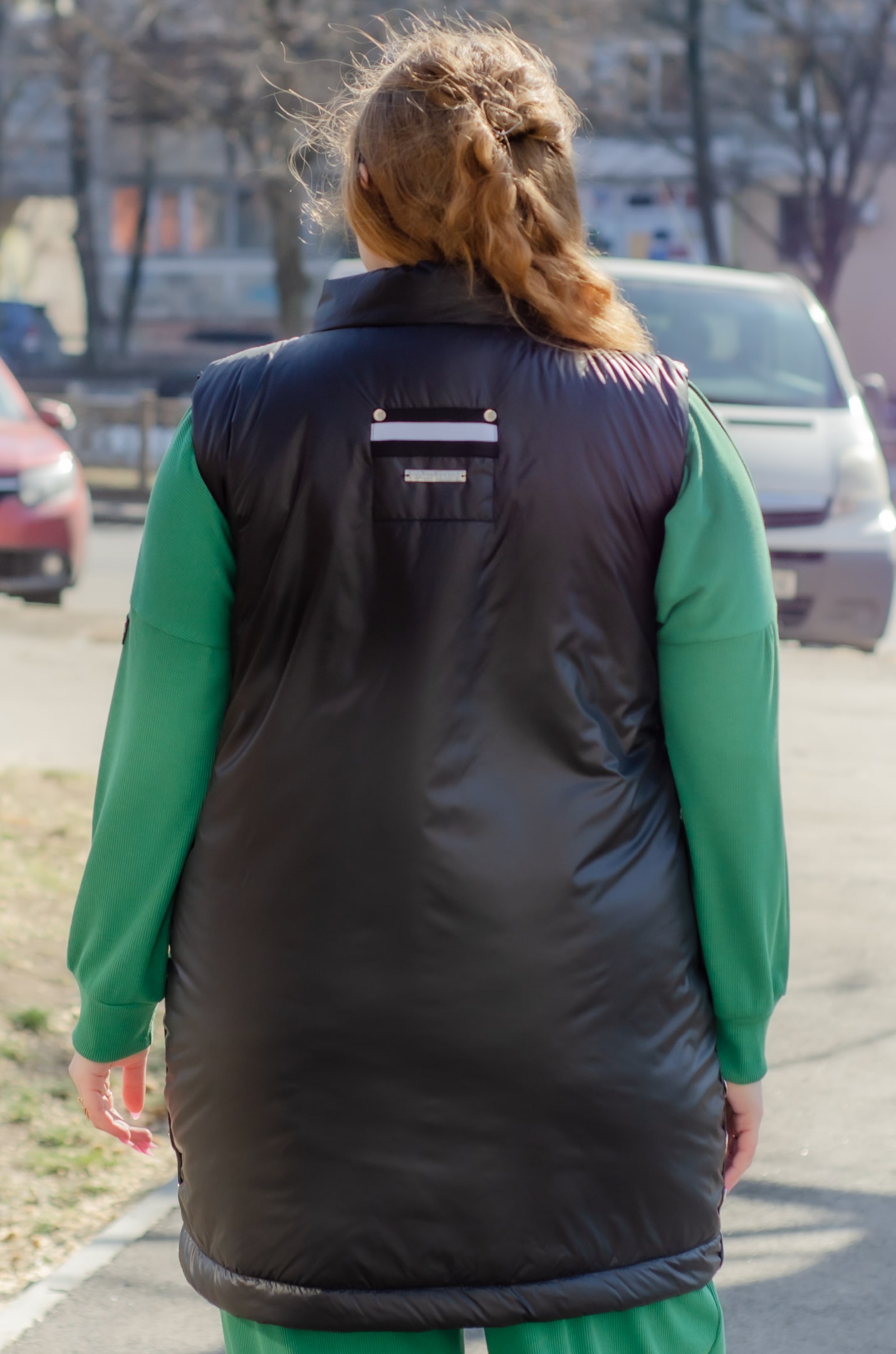 Жилет з декором великих розмірів