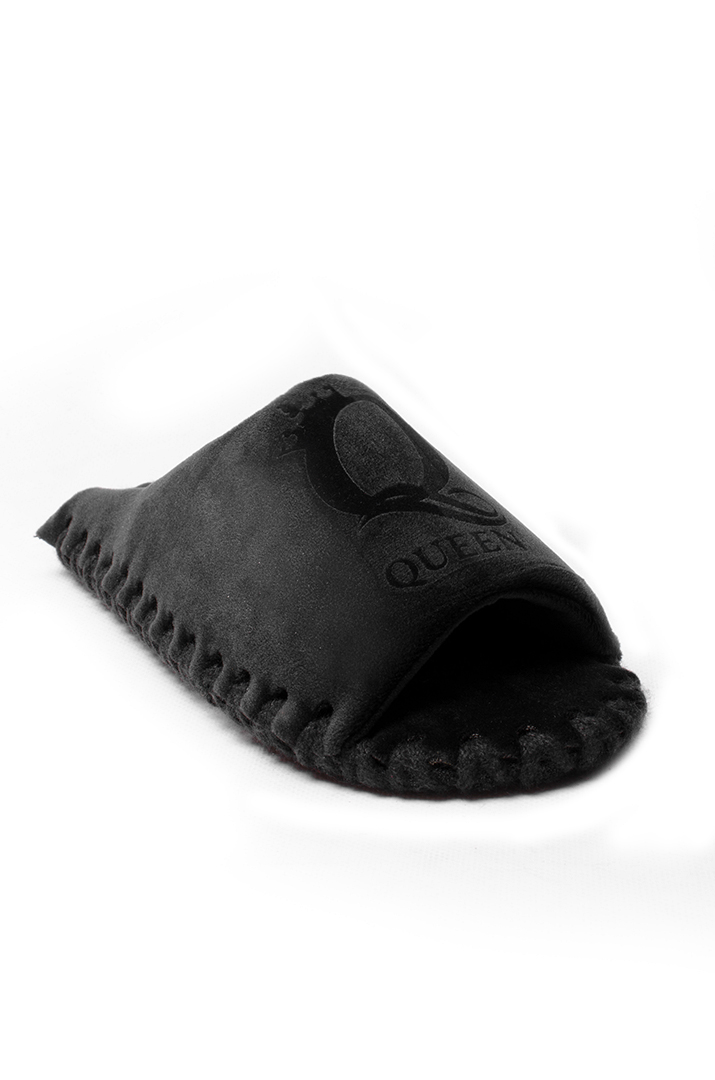 Тапочки с надписью Queen больших размеров