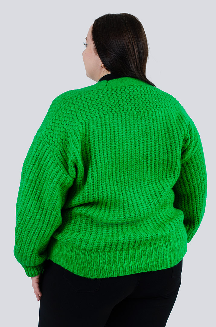 Кардиган короткий вязаный на запах с завязками универсальный размер