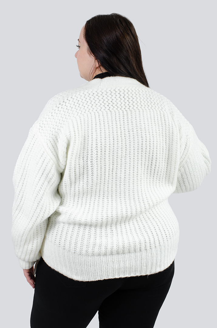 Кардиган короткий вязаный на запах с завязками универсальный размер