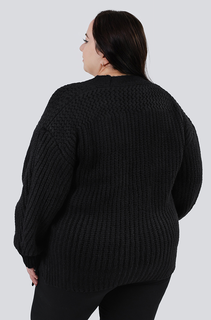 Кардиган короткий вязаный на запах с завязками универсальный размер