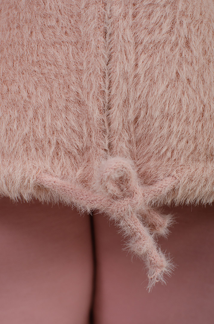 Кофта коротка зі штучного хутра великих розмірів