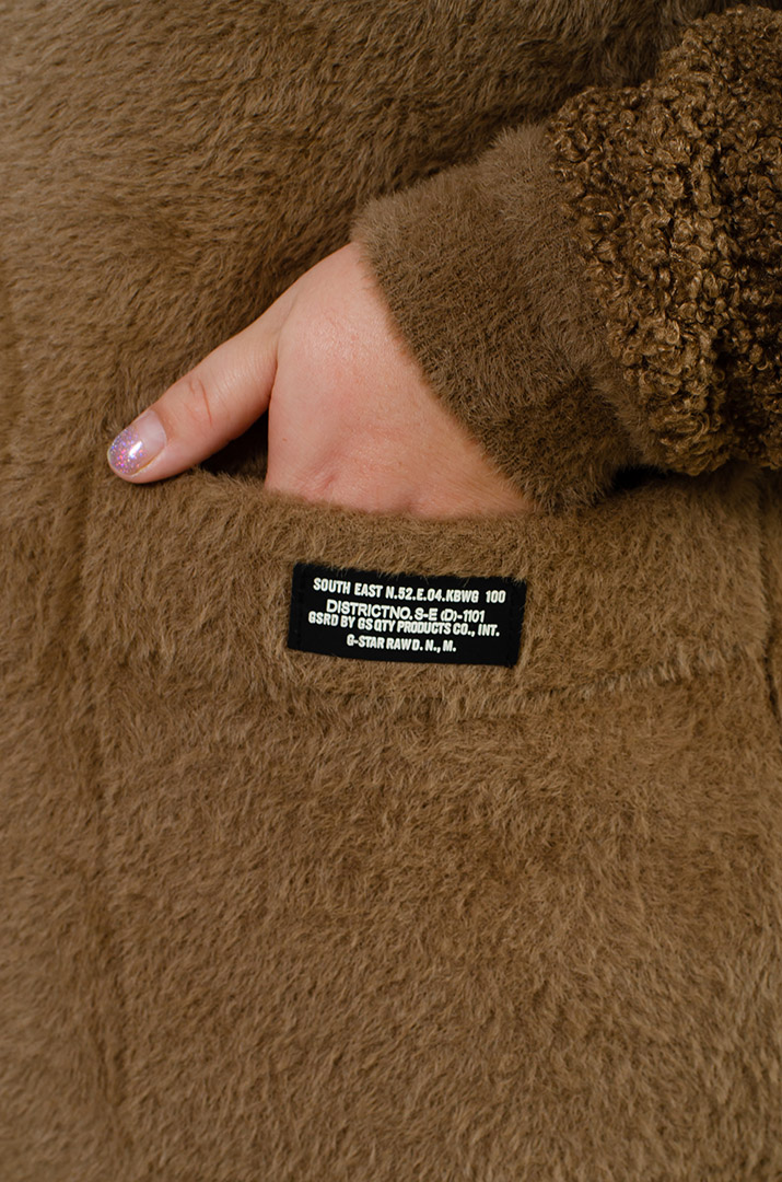 Кофта коротка зі штучного хутра великих розмірів