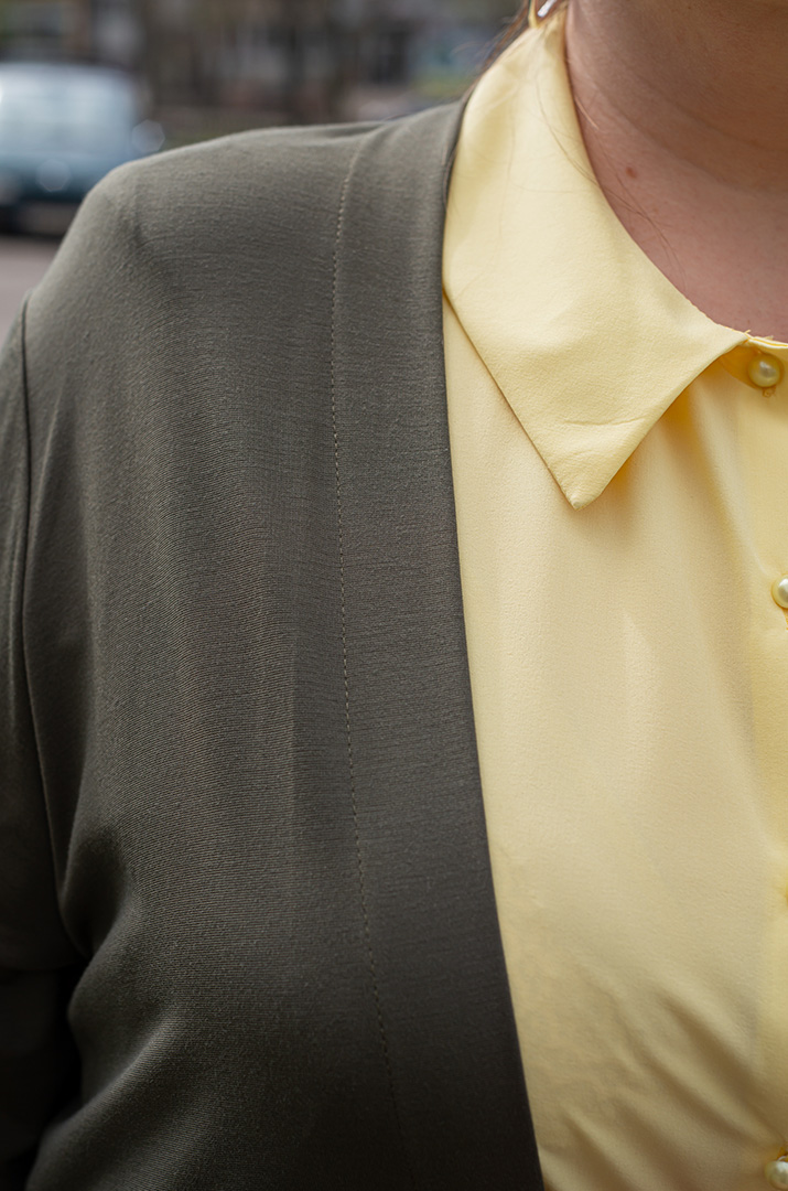 Кардиган довгий з розрізами великих розмірів