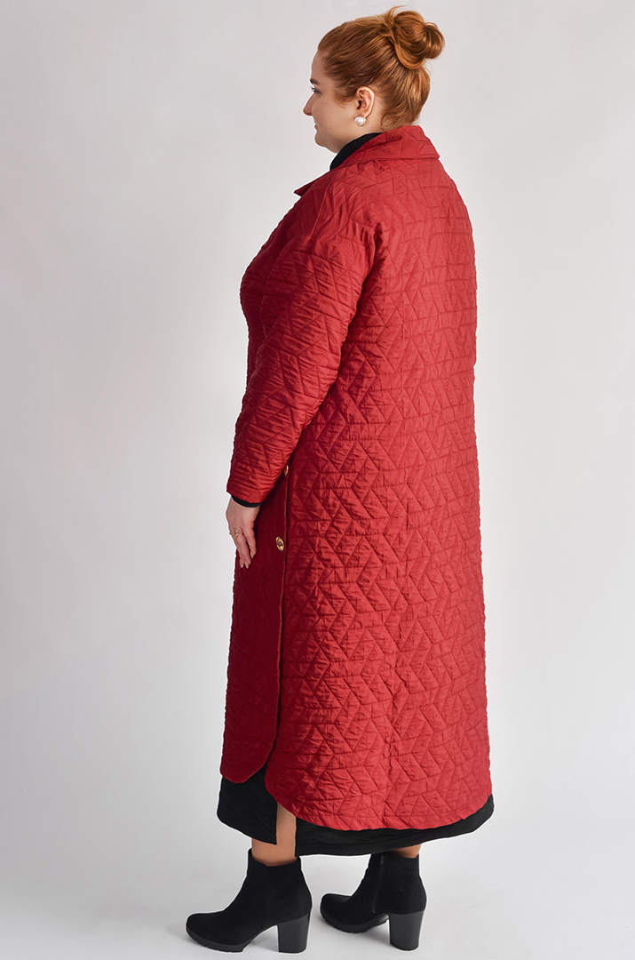 Кардиган з декоративною прикрасою та стьобаною фактурою великих розмірів