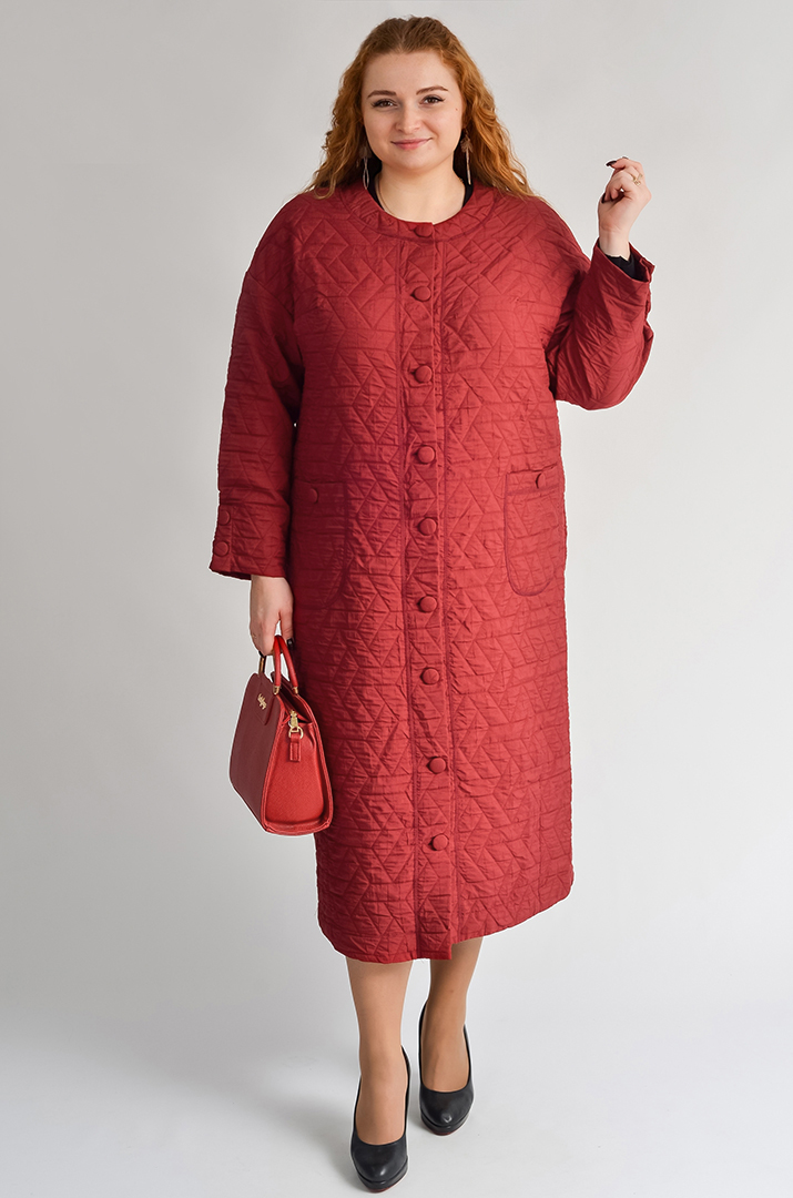 Кардиган довгий з рельєфною фактурою великих розмірів