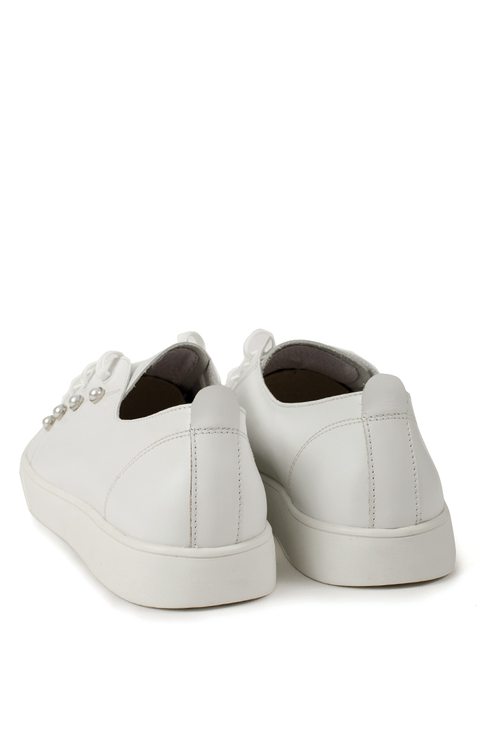 Шкіряні кеди у трендовому кольорі великих розмірів