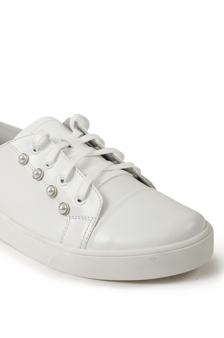 Шкіряні кеди у трендовому кольорі великих розмірів