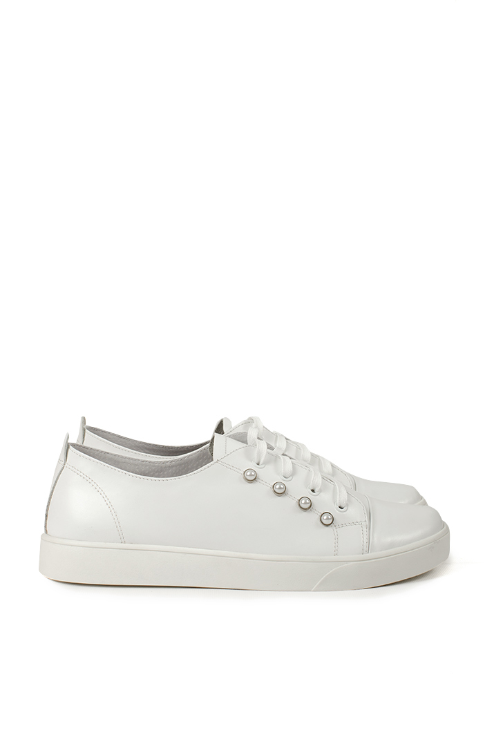 Шкіряні кеди у трендовому кольорі великих розмірів