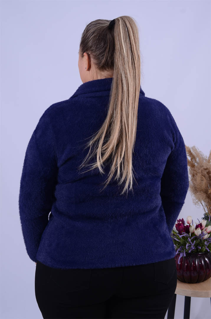 Піджак теплий з ґудзиками оверсайз великих розмірів