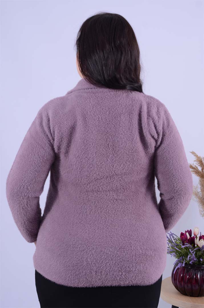 Піджак теплий з ґудзиками оверсайз великих розмірів