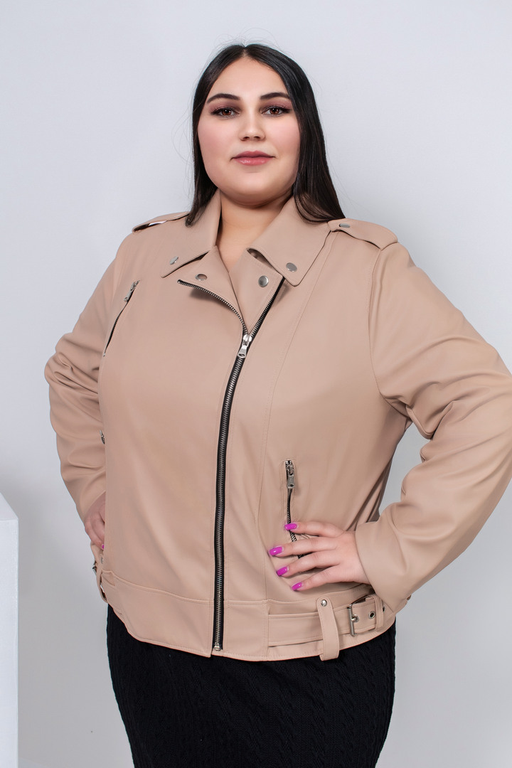 Косуха из эко-кожи в разных цветах супер батал