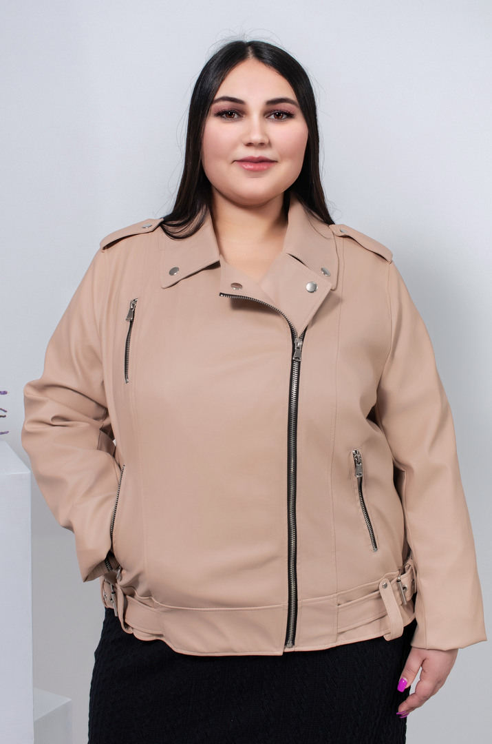 Косуха из эко-кожи в разных цветах супер батал