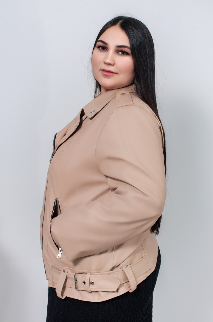 Косуха из эко-кожи в разных цветах супер батал