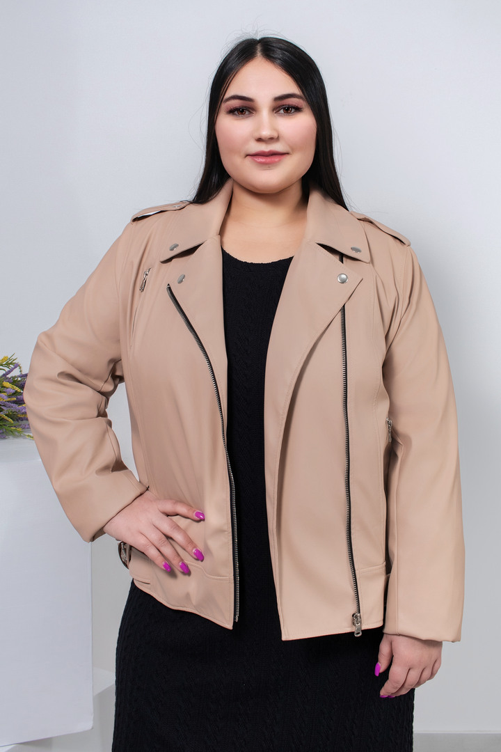 Косуха из эко-кожи в разных цветах супер батал