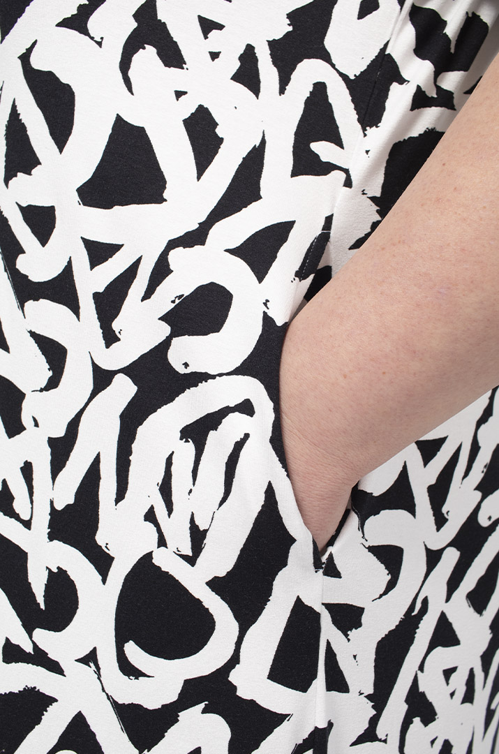 Комбінезон в абстрактний принт батал