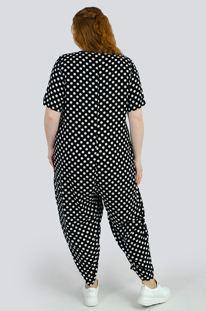 Комбінезон в горох великих розмірів