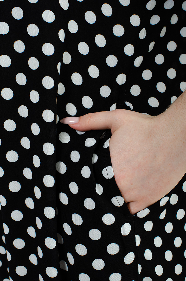 Комбінезон в горох великих розмірів