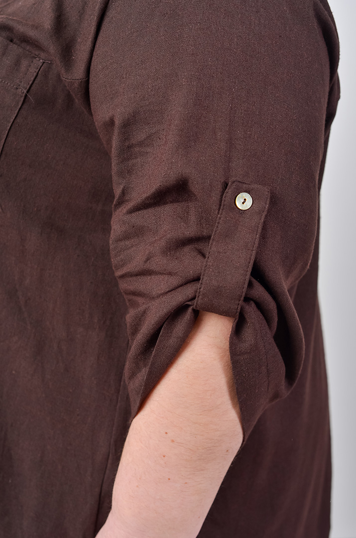 Костюм - брюки з декоративним вибитим орнаментом великих розмірів