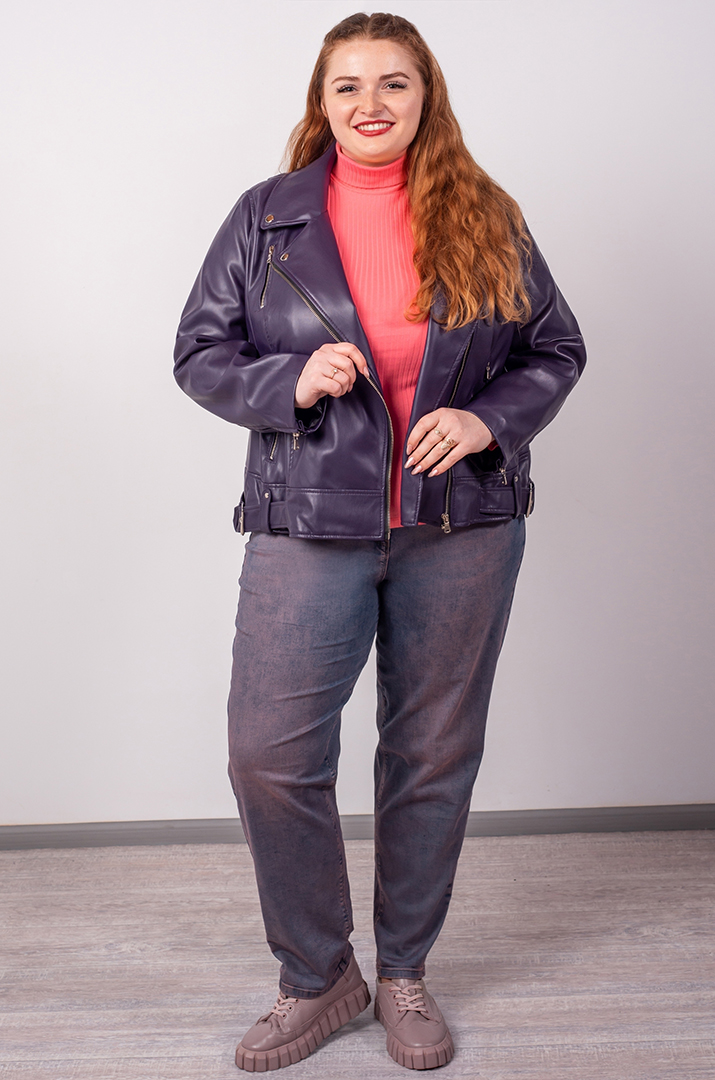 Косуха экокожа больших размеров