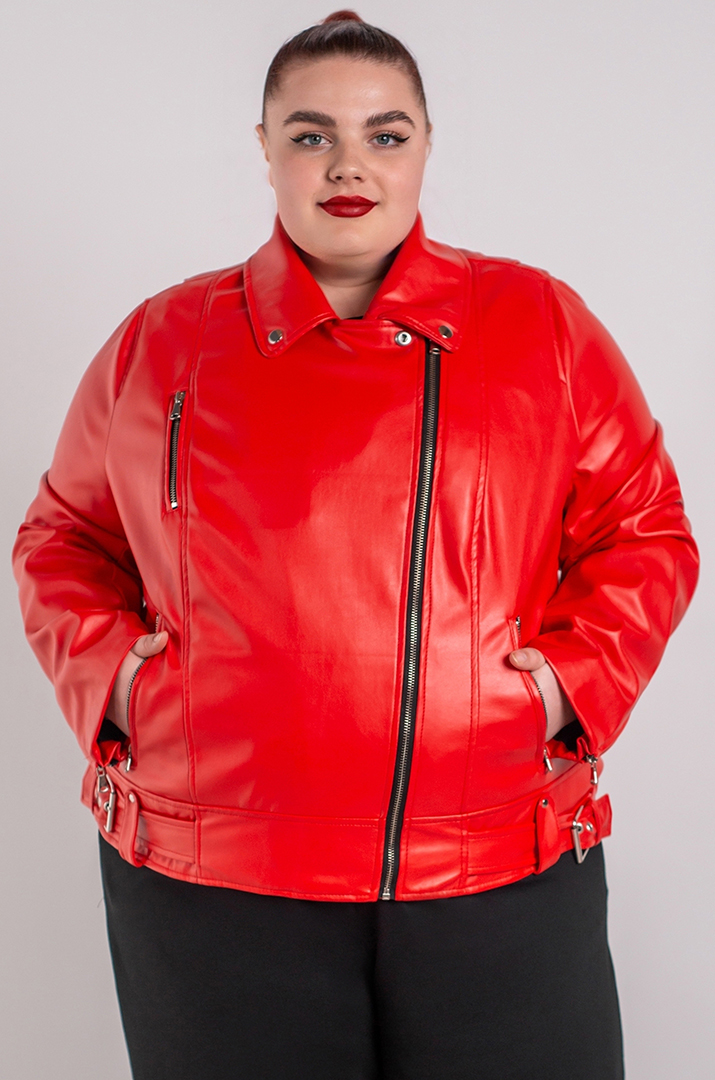 Косуха экокожа больших размеров