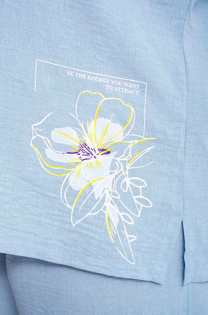 Костюм лляний брючний великих розмірів