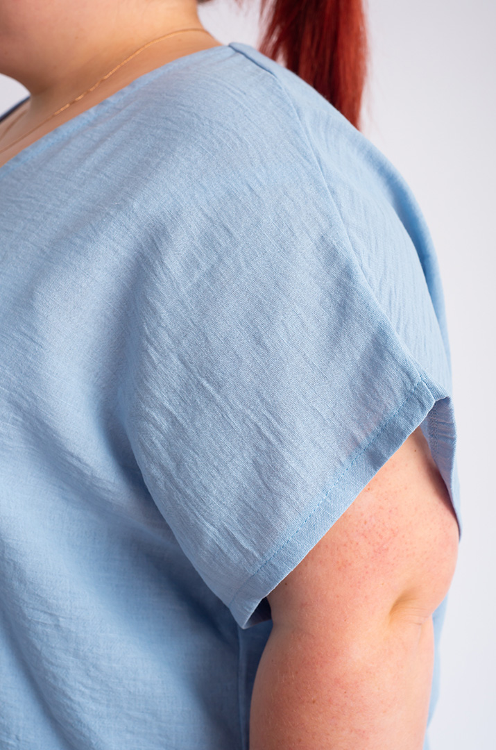 Костюм лляний брючний великих розмірів