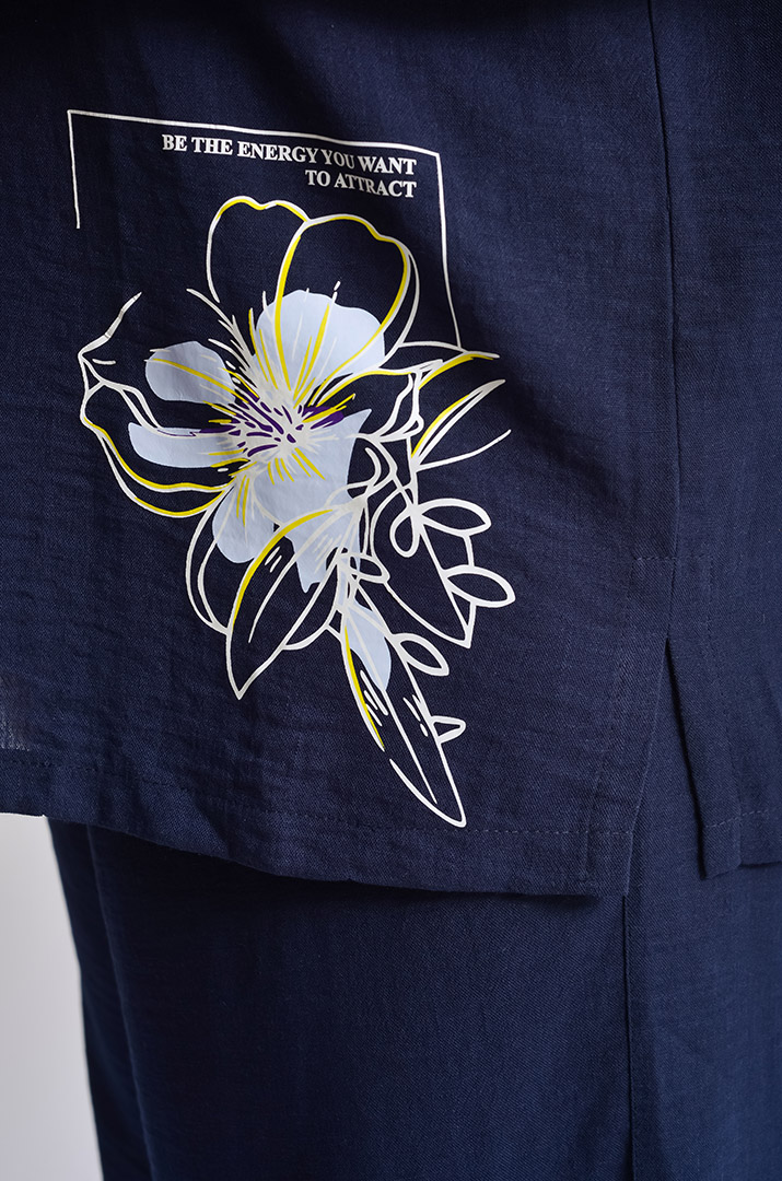 Костюм лляний брючний великих розмірів