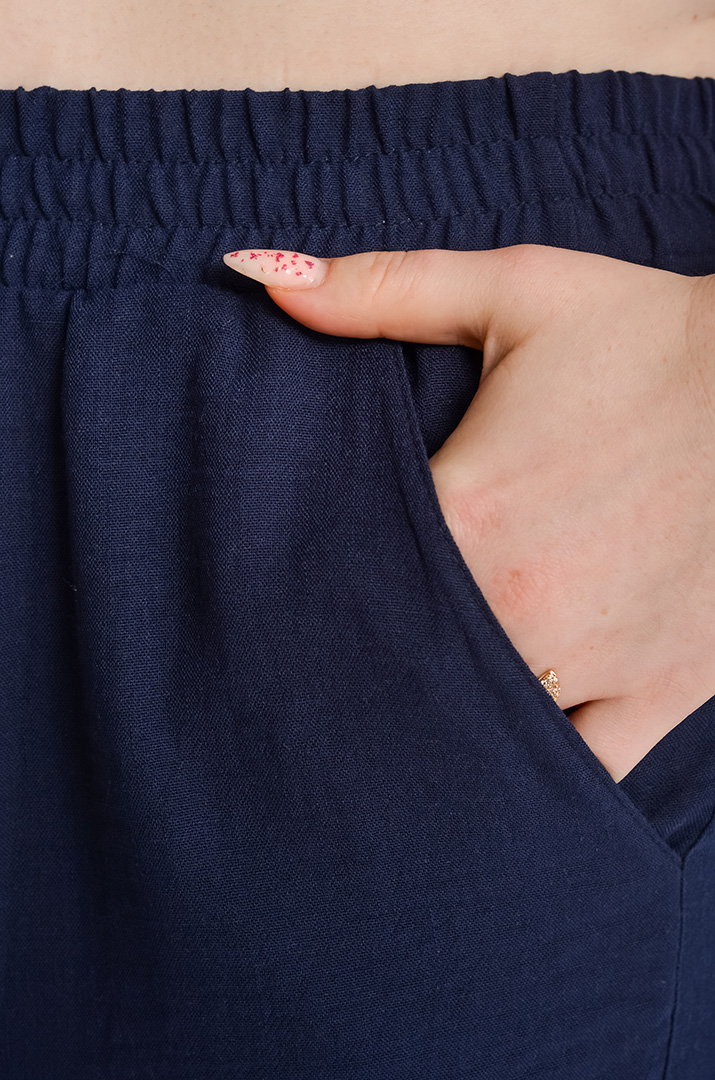 Костюм лляний брючний великих розмірів