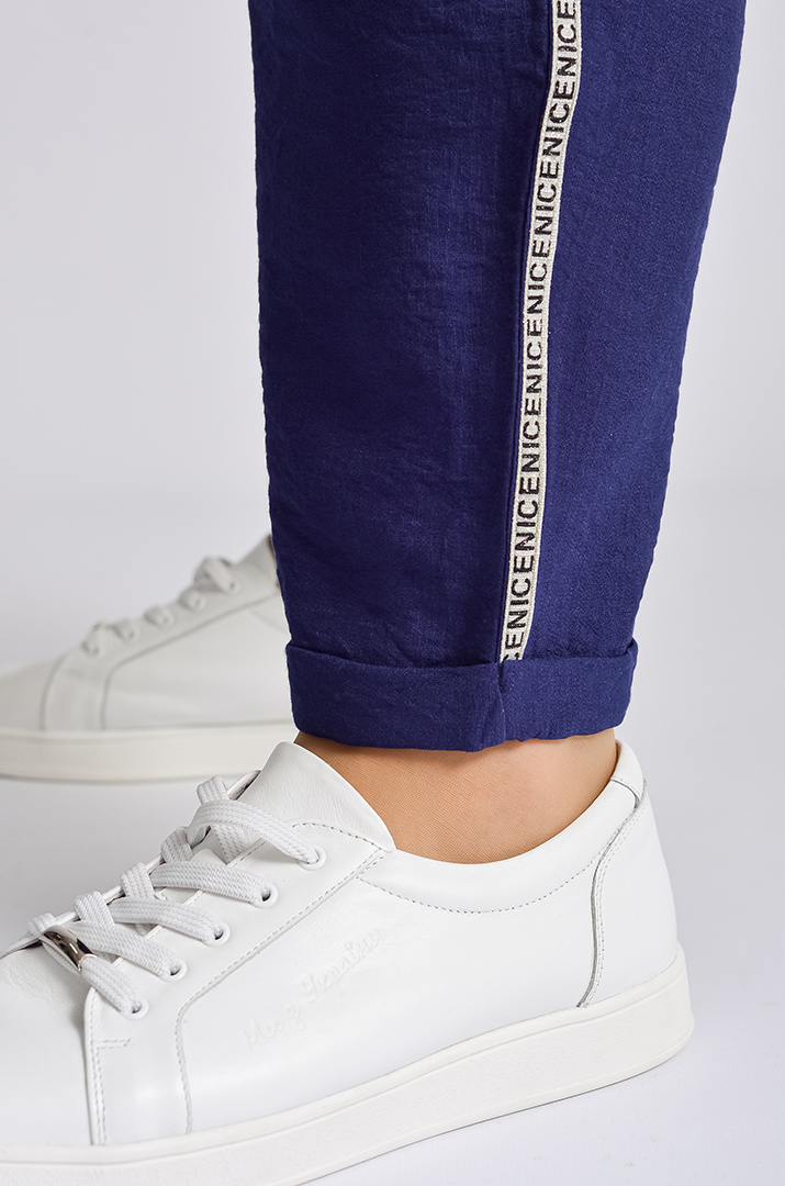 Костюм з брюками із жатки великих розмірів