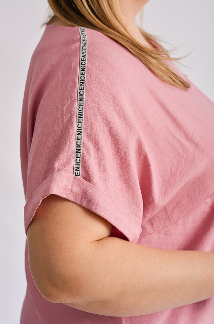 Костюм з брюками із жатки великих розмірів