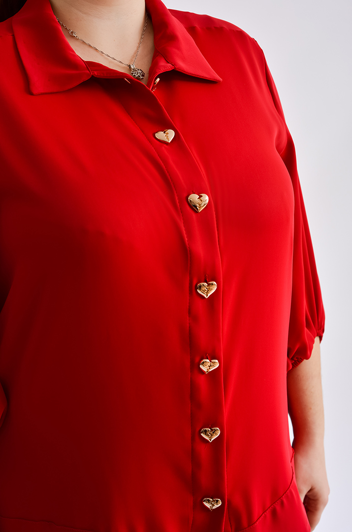 Елегантний костюм з широкими брюками великих розмірів