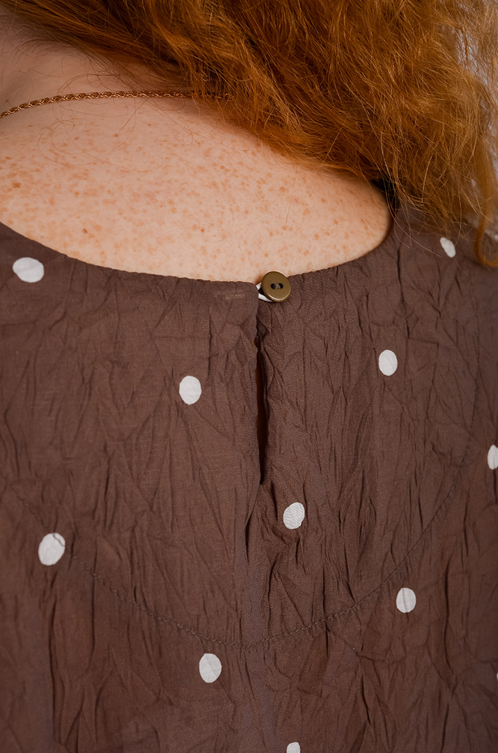 Костюм з брюками в горох великих розмірів