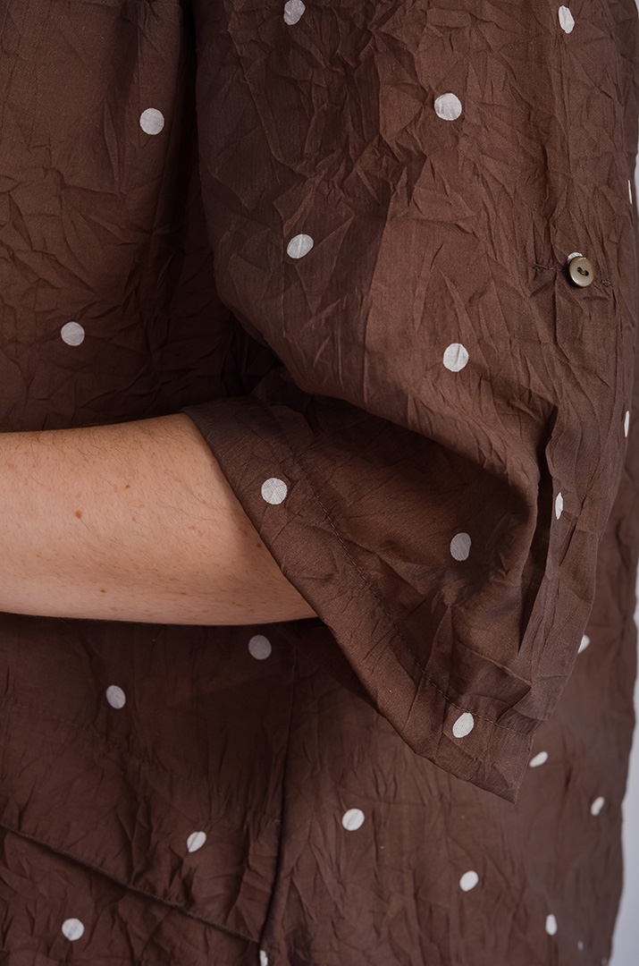 Костюм з брюками в горох великих розмірів