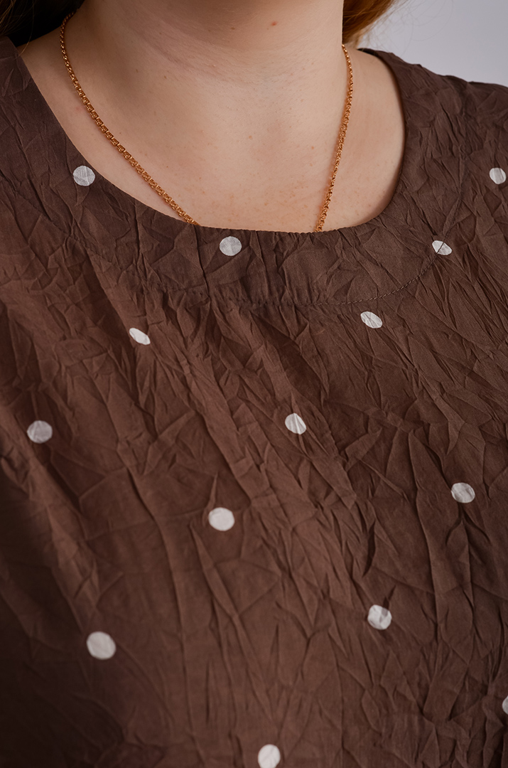 Костюм з брюками в горох великих розмірів